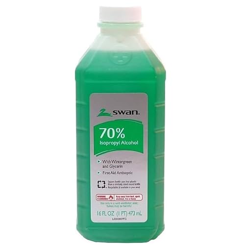 Alcohol Isopropílico Swan 16Oz 70% con Aroma a Invierno Paquete (4) - imagen 2