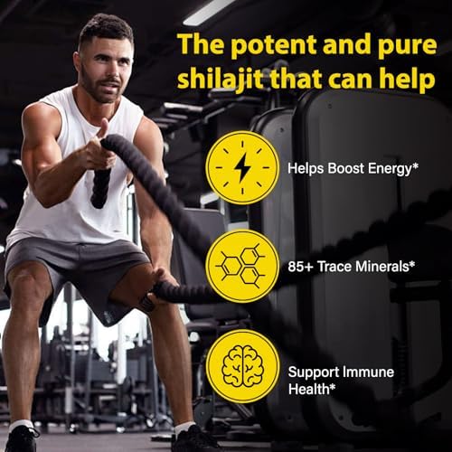 Gomitas de Shilajit para Hombres y Mujeres - Gomitas de Shilajit Gold con Ashwagandha, Gokshura y 85+ Minerales, Orgánicas, Sin Azúcar, Veganas, 100% - imagen 3