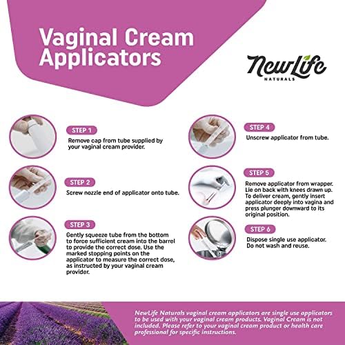 Aplicadores Vaginales Desechables NewLife Naturals 30 Piezas – Con Rosca y Marcas de Dosificación – Envases Individuales para Geles, Lubricantes y - imagen 7