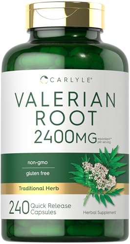 Suplemento de Extracto de Raíz de Valeriana Carlyle | 240 Cápsulas | Fórmula Herbal Tradicional | Sin OGM y Libre de Gluten - imagen 1