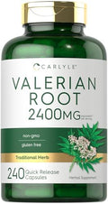 Suplemento de Extracto de Raíz de Valeriana Carlyle | 240 Cápsulas | Fórmula Herbal Tradicional | Sin OGM y Libre de Gluten - imagen 1