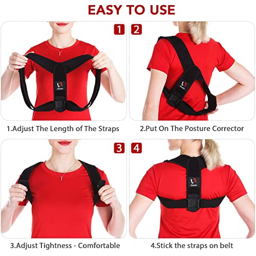 Corrector de Postura Schiara para Hombres y Mujeres, Soporte Ajustable y Cómodo para Espalda, Hombros y Cuello - imagen 4