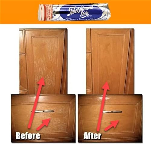 Removedor de Rayones Tibet Almond Stick - Kit Todo en Uno para Reparar Madera, Muebles y Pisos - Inodoro, Incoloro y No Tóxico - imagen 2