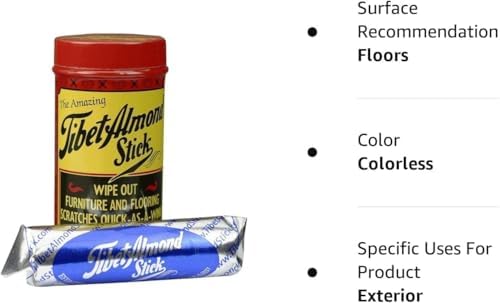 Removedor de Rayones Tibet Almond Stick - Kit Todo en Uno para Reparar Madera, Muebles y Pisos - Inodoro, Incoloro y No Tóxico - imagen 5