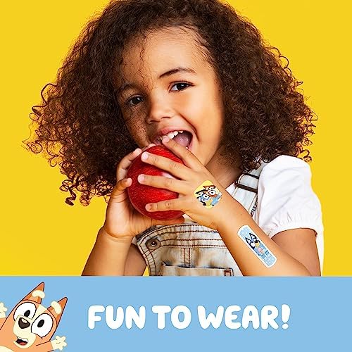 Curitas de Bluey para Niños, 100 Piezas en 3 Tamaños, Adhesivas y Flexibles para Cortes, Raspones y Quemaduras. Ideal como Regalo o Relleno de - imagen 5