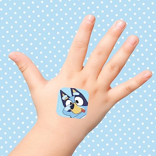 Curitas de Bluey para Niños, 100 Piezas en 3 Tamaños, Adhesivas y Flexibles para Cortes, Raspones y Quemaduras. Ideal como Regalo o Relleno de - imagen 6