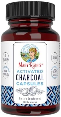 Cápsulas de Carbón Activado MARYRUTH'S Organics | Adsorción de Sustancias | Derivadas de Cáscaras de Coco | Veganas | No GMO | Sin Gluten | 40 - imagen 1