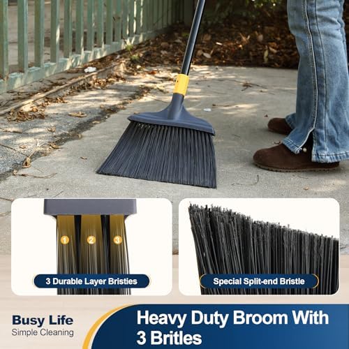 Escoba Yocada de Uso Rudo para Exterior 54 Pulgadas - Ideal para Garaje, Lobby, Mercado, Cocina y Mascotas - imagen 3