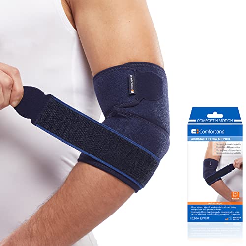 Faja Ajustable para Codo Comforband – Soporte Específico para Codo de Tenista, Codo de Golfista, Tendinitis, Artritis, Bursitis, Esguinces y - imagen 1