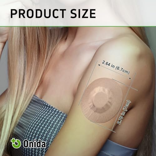 Parche Adhesivo Onida Dexcom G7 20PCS, Parches Impermeables para G7 y Stelo, Cinta Médica Pre-Cortada para Monitor de Glucosa Continua - imagen 2