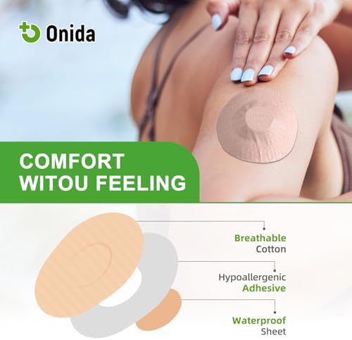 Parche Adhesivo Onida Dexcom G7 20PCS, Parches Impermeables para G7 y Stelo, Cinta Médica Pre-Cortada para Monitor de Glucosa Continua - imagen 4