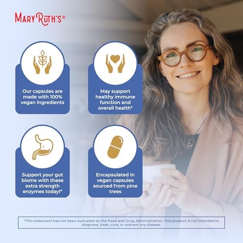 Cápsulas de Enzimas Digestivas Ultra de MARYRUTH'S Organics | Suministro de hasta 2 meses | Suplemento para la Salud Digestiva y Inmunológica | 60 - imagen 6