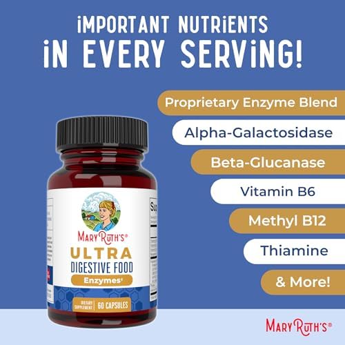 Cápsulas de Enzimas Digestivas Ultra de MARYRUTH'S Organics | Suministro de hasta 2 meses | Suplemento para la Salud Digestiva y Inmunológica | 60 - imagen 7