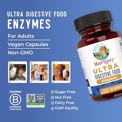 Cápsulas de Enzimas Digestivas Ultra de MARYRUTH'S Organics | Suministro de hasta 2 meses | Suplemento para la Salud Digestiva y Inmunológica | 60 - imagen 8