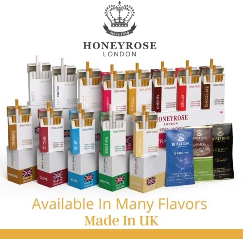 Cigarrillos Herbales Honeyrose Sabor VANILLA, 100% Libres de Tabaco y Nicotina, 100% Naturales, Para Dejar de Fumar, Hechos en Inglaterra - imagen 8