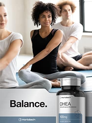 Horbäach DHEA 100mg | 200 Cápsulas | Suplemento para Hombres y Mujeres | Sin OGM, Libre de Gluten - imagen 6