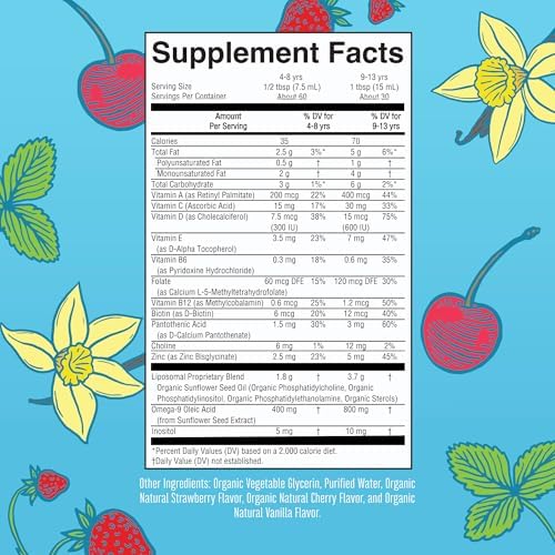MaryRuth Organics Multivitaminas Liposomales para Niños | Vitaminas Veganas y Sin Azúcar | Para Niños de 4 Años en Adelante | Suministro de 2 Meses | - imagen 2
