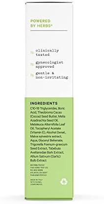 Suplementos vaginales de ácido bórico y hierbas The Honey Pot Company de 7 días - Mantiene y equilibra el pH vaginal, controla olores, hidrata y - imagen 5