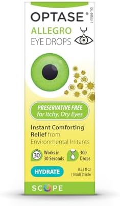 Gotas Lubricantes para los Ojos OPTASE Allegro, 0.33 fl oz – Sin Conservadores para Ojos Secos – Lágrimas Artificiales – Compatibles con Lentes de - imagen 5