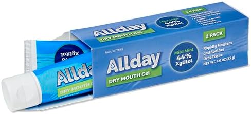Gel Tratamiento para Boca Seca Allday - Máxima Fuerza con Xilitol, de Acción Rápida, No Ácido (2 Tubos en una Caja) - imagen 2