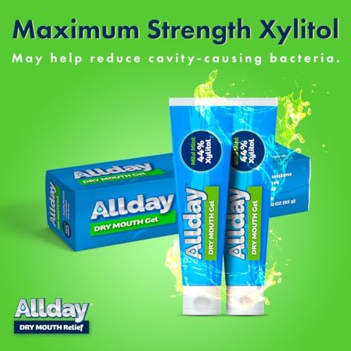 Gel Tratamiento para Boca Seca Allday - Máxima Fuerza con Xilitol, de Acción Rápida, No Ácido (2 Tubos en una Caja) - imagen 5