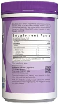 Fibra Prebiótica Soluble Sunfiber de BlueBonnet Nutrition – 6 g de Fibra Vegetal – Apoya la Salud Digestiva* – Disolución Instantánea – No OGM, - imagen 2
