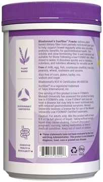Fibra Prebiótica Soluble Sunfiber de BlueBonnet Nutrition – 6 g de Fibra Vegetal – Apoya la Salud Digestiva* – Disolución Instantánea – No OGM, - imagen 6