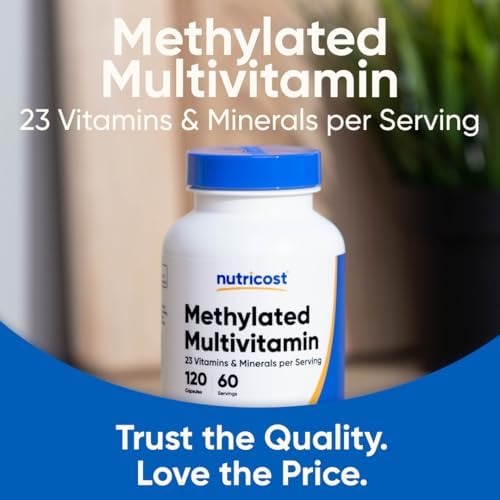 Multivitamínico Metilado Nutricost 120 Cápsulas, 60 Porciones - 23 Vitaminas y Minerales por Porción - imagen 5