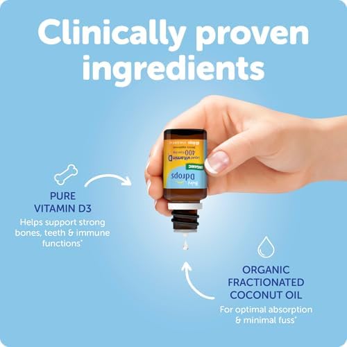 Ddrops Baby 400 IU, Vitamina D, 60 gotas 1.7 mL (0.06 Fl. Oz, Paquete de 1) - imagen 6