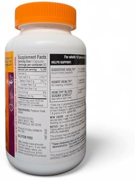 Cápsulas de Fibra de Psyllium 100% Natural Member's Mark, Salud Digestiva, 400 Contenidos (Paquete de 1) - imagen 2