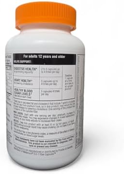 Cápsulas de Fibra de Psyllium 100% Natural Member's Mark, Salud Digestiva, 400 Contenidos (Paquete de 1) - imagen 3