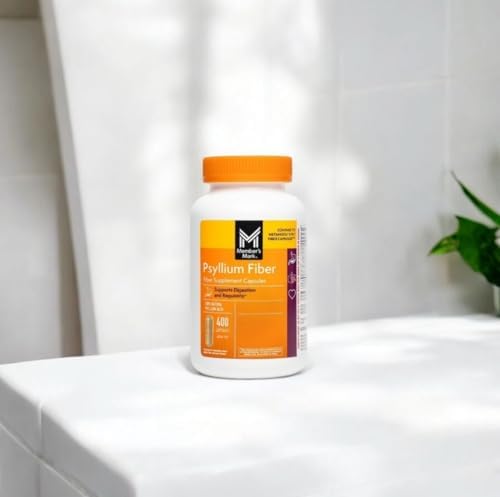 Cápsulas de Fibra de Psyllium 100% Natural Member's Mark, Salud Digestiva, 400 Contenidos (Paquete de 1) - imagen 4