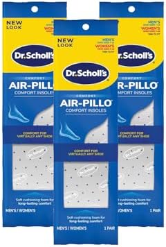 Plantillas Dr. Scholl's Air-Pillo con Amortiguación - 3 Pares (Tallas para Hombres 7-13 y Mujeres 5-10) - imagen 1