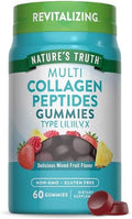 Gomitas de Colágeno Múltiple Nature's Truth | Tipos I, II, III, V, X | 60 Unidades | Suplemento Complejo Sin OGM y Sin Gluten | Sabor Frutas Mixtas - imagen 1