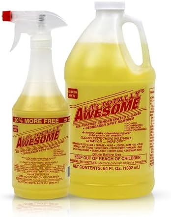 Combo de Limpiador Multiusos La's Totally Awesome – Spray de 24 oz + Recarga de 64 oz – Desengrasante y Limpiador Pesado para Hogar, Cocina, Baño, - imagen 1