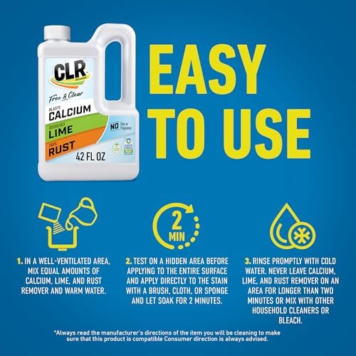 Desincrustante CLR Brands para Cal, Óxido y Dureza, Sin Colorantes ni Fragancias, 42 Oz - imagen 5