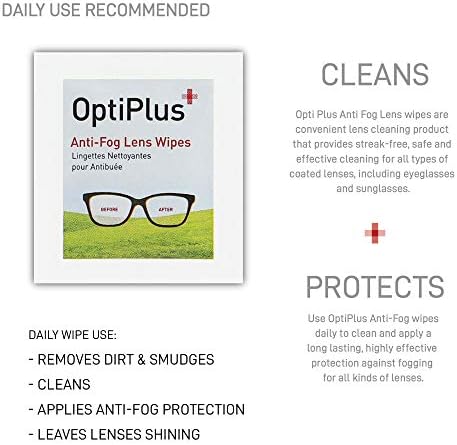 Toallitas Antivaho Prehumedecidas OptiPlus para Gafas, Pantallas y Lentes - Secado Rápido, Sin Rayones, 100 Piezas - imagen 4