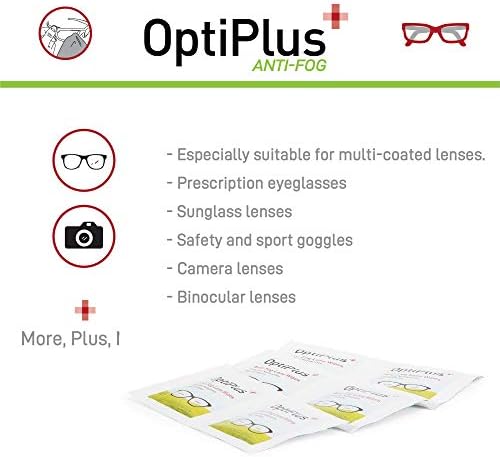 Toallitas Antivaho Prehumedecidas OptiPlus para Gafas, Pantallas y Lentes - Secado Rápido, Sin Rayones, 100 Piezas - imagen 5