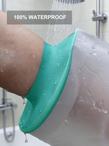 Cubierta de Yeso para Ducha EuyiHlybt, Impermeable y Reutilizable, Protector Suave y Cómodo para Pierna, Ideal para Adultos y Vendajes - imagen 4