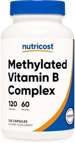 Nutricost Complejo de Vitaminas B Metiladas 120 Cápsulas - (60 Porciones) Sin Gluten - imagen 1