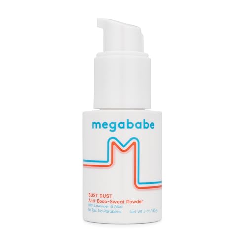 Polvo Corporal Absorbente Megababe - Bust Dust, con Aplicador, Ideal para Verano, Sin Talco, 100% Natural, 3 oz - imagen 1
