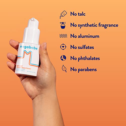 Polvo Corporal Absorbente Megababe - Bust Dust, con Aplicador, Ideal para Verano, Sin Talco, 100% Natural, 3 oz - imagen 5