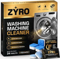 Tabletas Limpiadoras para Lavadoras Zyro | Paquete de 24 | Limpieza Ultra Profunda | Elimina Olores | Compatible con Lavadoras de Carga Frontal y - imagen 1
