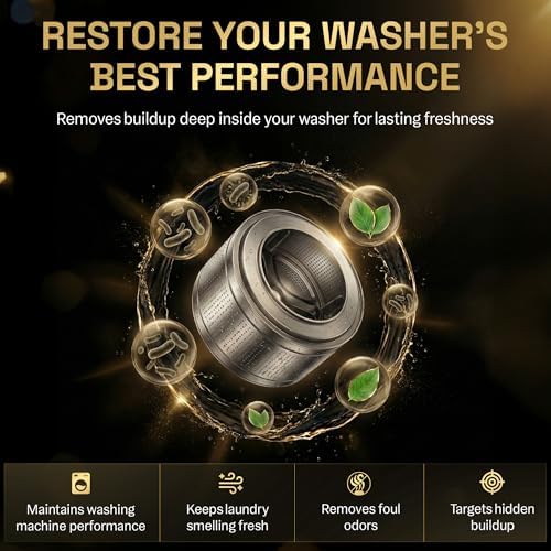 Tabletas Limpiadoras para Lavadoras Zyro | Paquete de 24 | Limpieza Ultra Profunda | Elimina Olores | Compatible con Lavadoras de Carga Frontal y - imagen 3