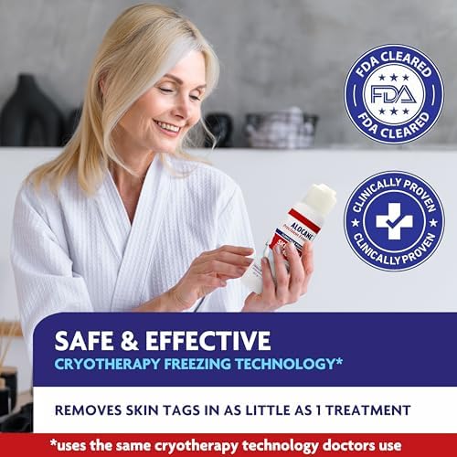 Kit de Remoción de Verrugas Alocane Precision Freeze, con 12 Aplicadores de Punta Precisa, Crioterapia en Casa Aprobada por la FDA, Elimina Verrugas - imagen 3