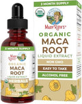 Gotas Líquidas de Raíz de Maca Orgánica USDA MARYRUTH'S | Vegano | No Transgénico | Sin Gluten | Sin Alcohol | 1 Fl Oz - imagen 1