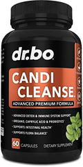 Suplemento Candi Cleanse - Cápsulas de Control Probiótico Extra Fuerte para Hombres y Mujeres - Limpiador Natural con Oregano y Ácido Caprílico - imagen 1
