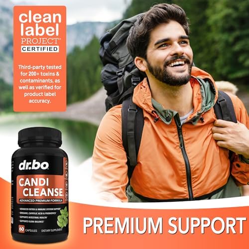 Suplemento Candi Cleanse - Cápsulas de Control Probiótico Extra Fuerte para Hombres y Mujeres - Limpiador Natural con Oregano y Ácido Caprílico - imagen 5