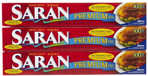 Envoltura Plástica Premium Saran Wrap - 100 pies - Paquete de 3 - imagen 1