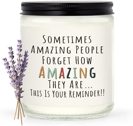 Craftique Regalos para Mujeres, Regalos de Cumpleaños - Vela Eres Increíble - Regalo de Amistad/Agradecimiento/Inspiración para Mujer, Amiga, - imagen 1